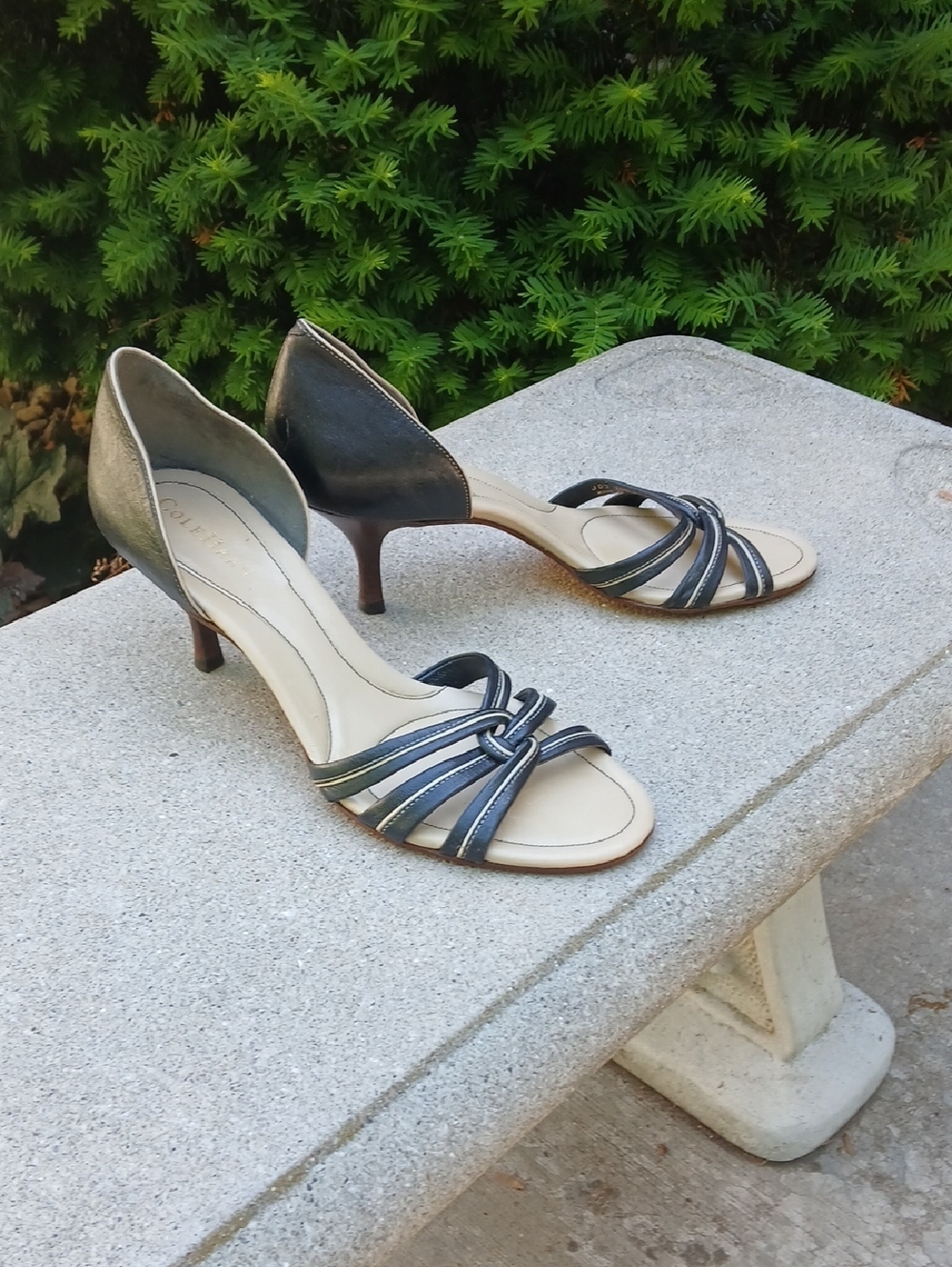 Cole Haan kitten heel sandals, Sz 8.5 B